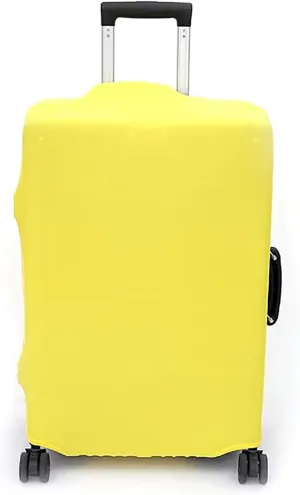 Travel Luggage Cover, Suitcase Protector for 18-28 Inch Luggage (Yellow, 18-20 inch)