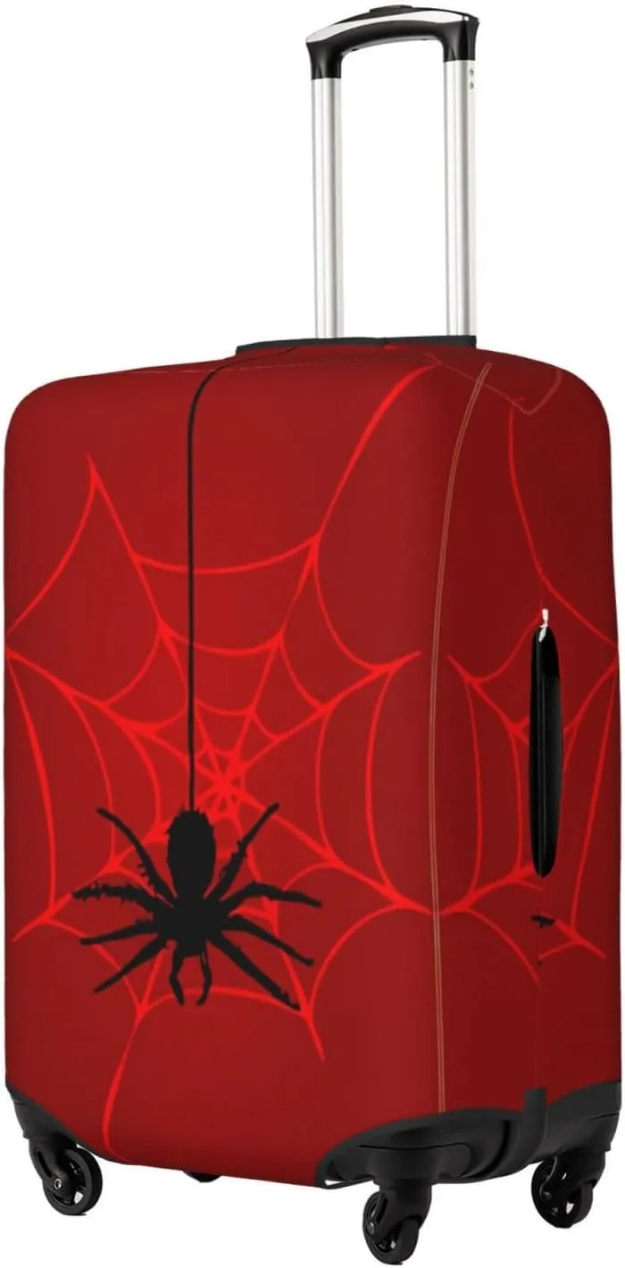 Travel Luggage Cover Suitcase Stretch Washable Spider Suitcase Protector Bag,Dust-Proof Double-Sided Baggage Covers,X-Large