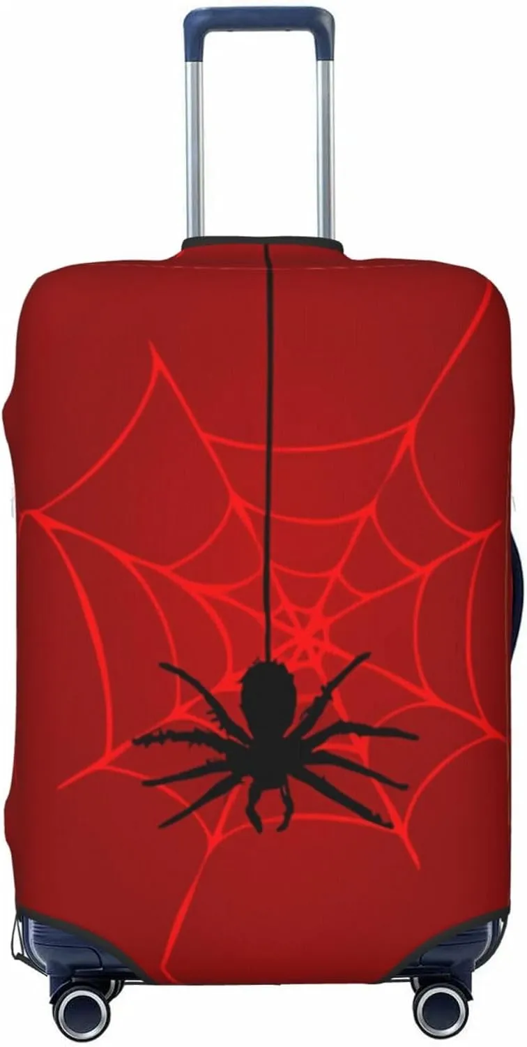 Travel Luggage Cover Suitcase Stretch Washable Spider Suitcase Protector Bag,Dust-Proof Double-Sided Baggage Covers,X-Large