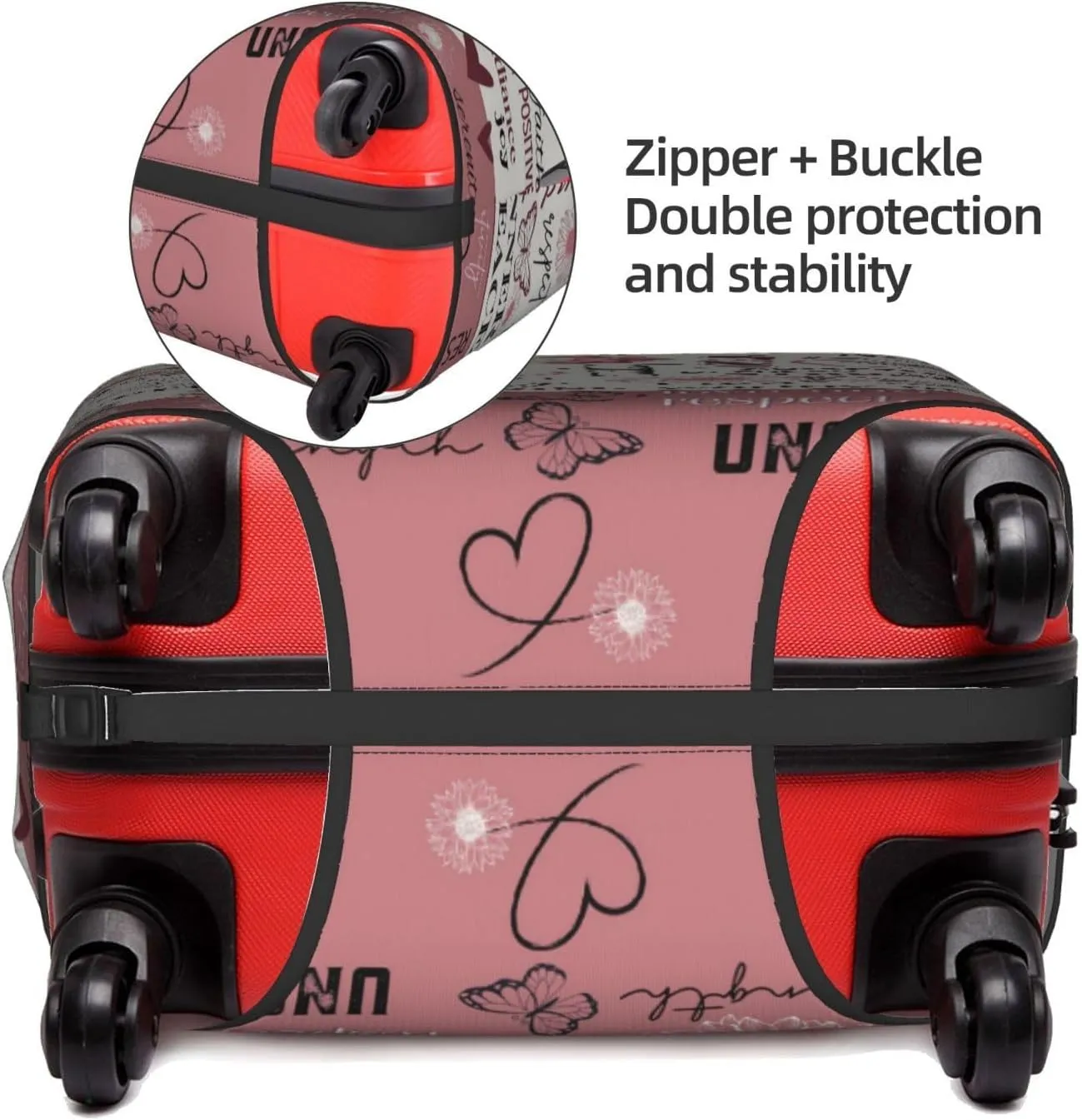 Travel Suitcase Protector African American Girl Elastic Protective Washable Luggage Cover With Concealed Zipper Suitable For 18-32 Inch(S (for 18-21 inch luggage))