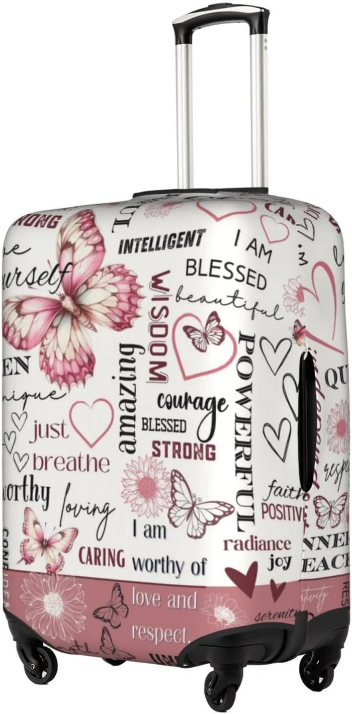Travel Suitcase Protector African American Girl Elastic Protective Washable Luggage Cover With Concealed Zipper Suitable For 18-32 Inch(S (for 18-21 inch luggage))