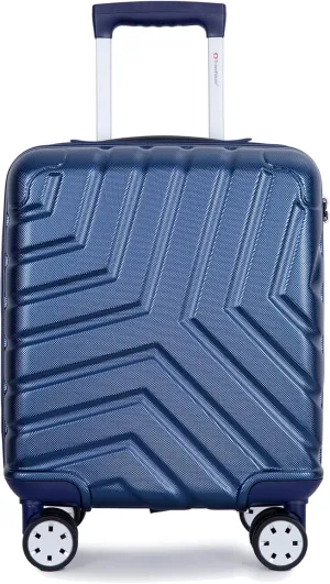 Travelhouse 16 Inch Carry On Luggage Airline Approved,Hardshell Small Carry Suitcases with 360° Spinner Wheels, Rolling Suitcase with TSA Approved