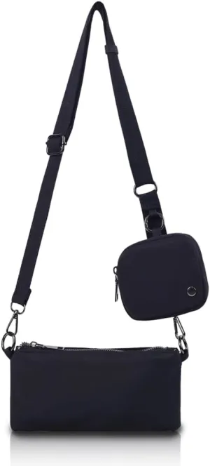 Trendy Crossbody Bags for Women Lightweight Nylon Shoulder Bag waterproof small purse for Travel sports