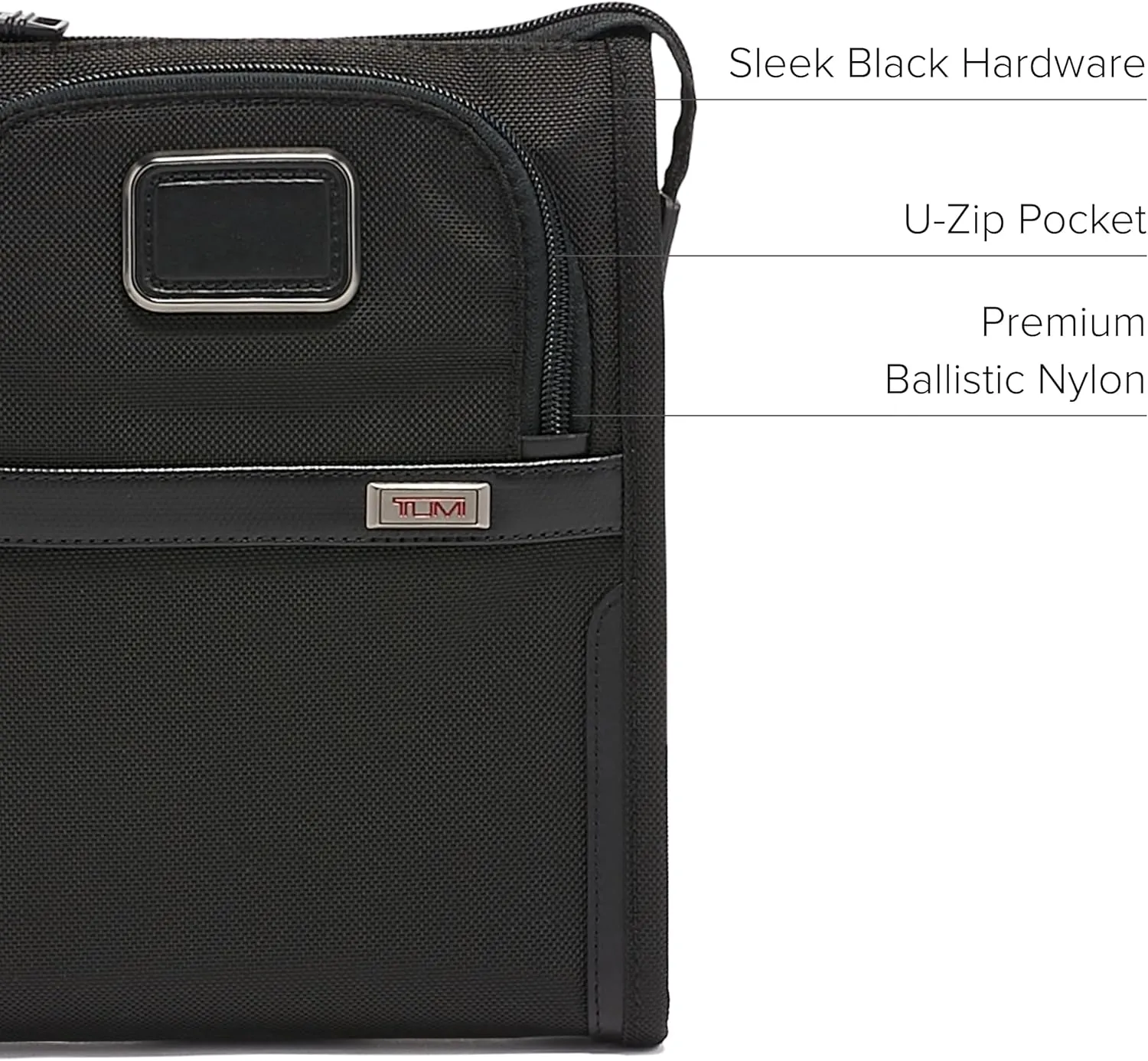 TUMI - Alpha Pocket Bag - Small Travel Crossbody Bag - Shoulder Bag for Men & Women