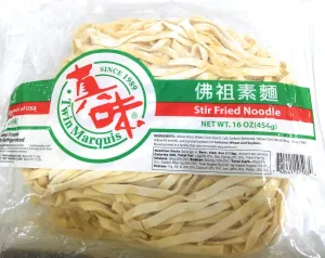 Twin Marquis Stir Fried Noodles 佛祖素麵 16 oz x 2 Bags