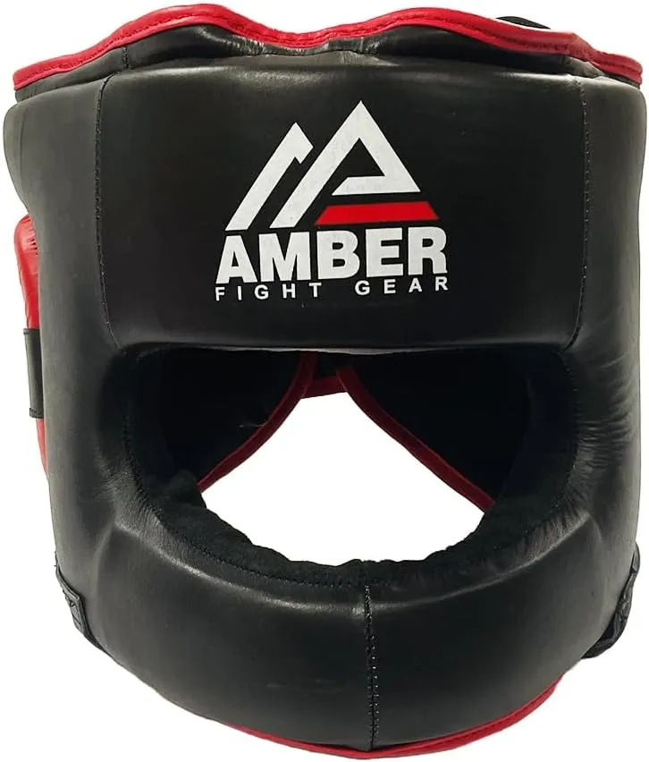Ultimate All-Leather Face-Saver Headgear, Enhanced Comfort, Advanced Face Bar Protection, Secure Fit, and Shock-Absorbing Padding for MMA, Boxing, Kickboxing, and Martial Arts Training