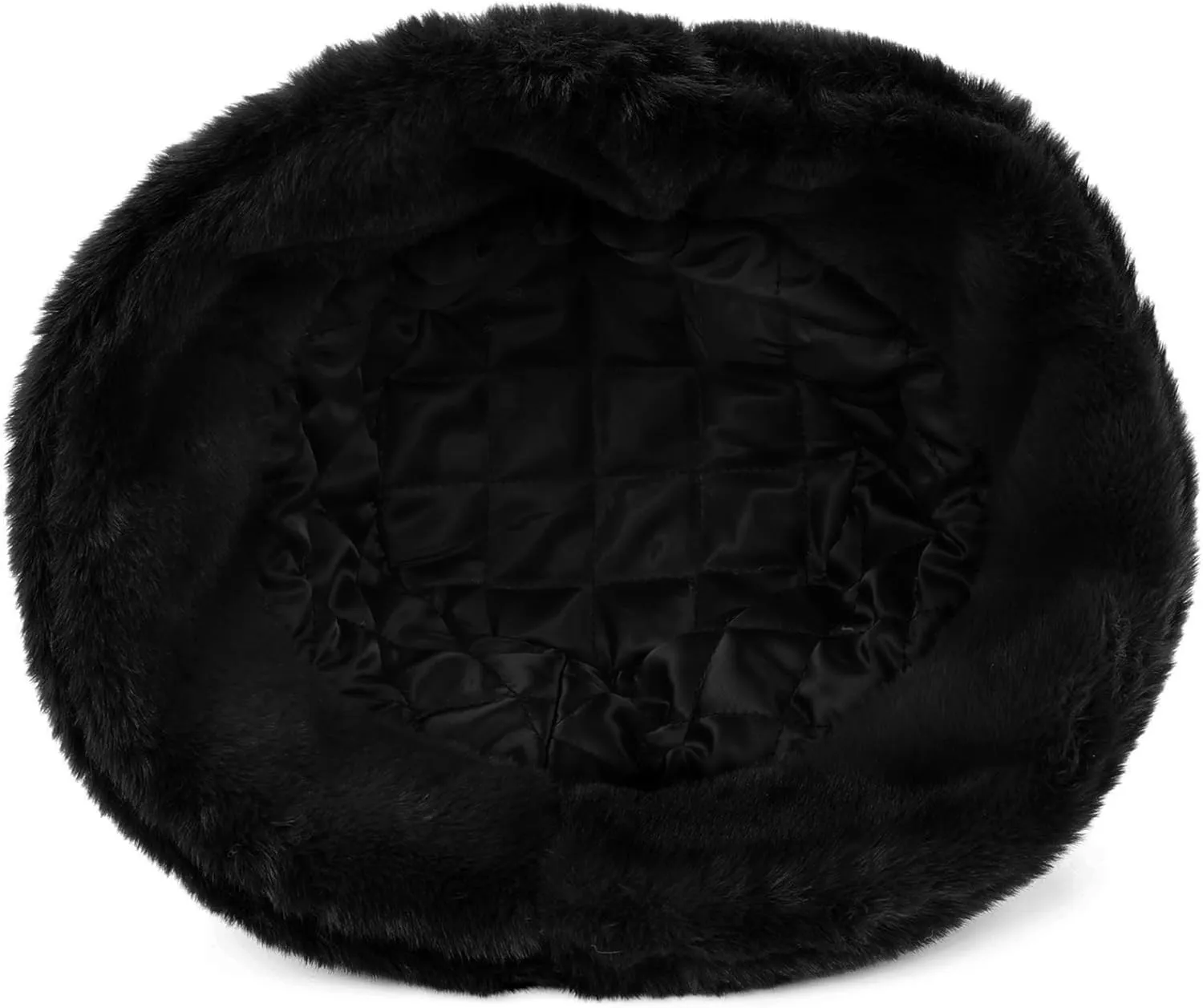 Umeepar Winter Faux Fur Fuzzy Bucket Hat Fluffy Warm Hat for Women Men