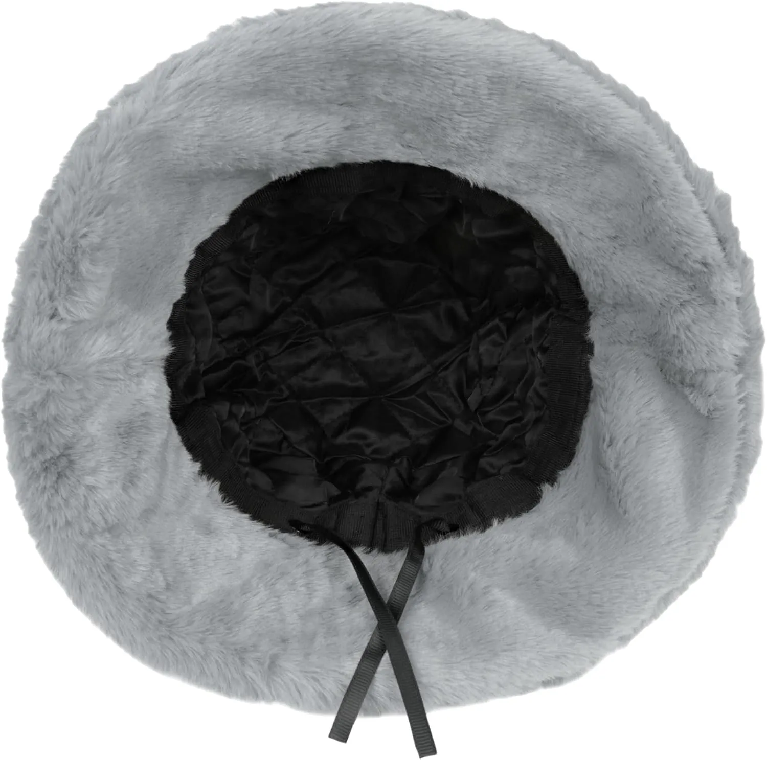 Umeepar Winter Faux Fur Fuzzy Bucket Hat Fluffy Warm Hat for Women Men