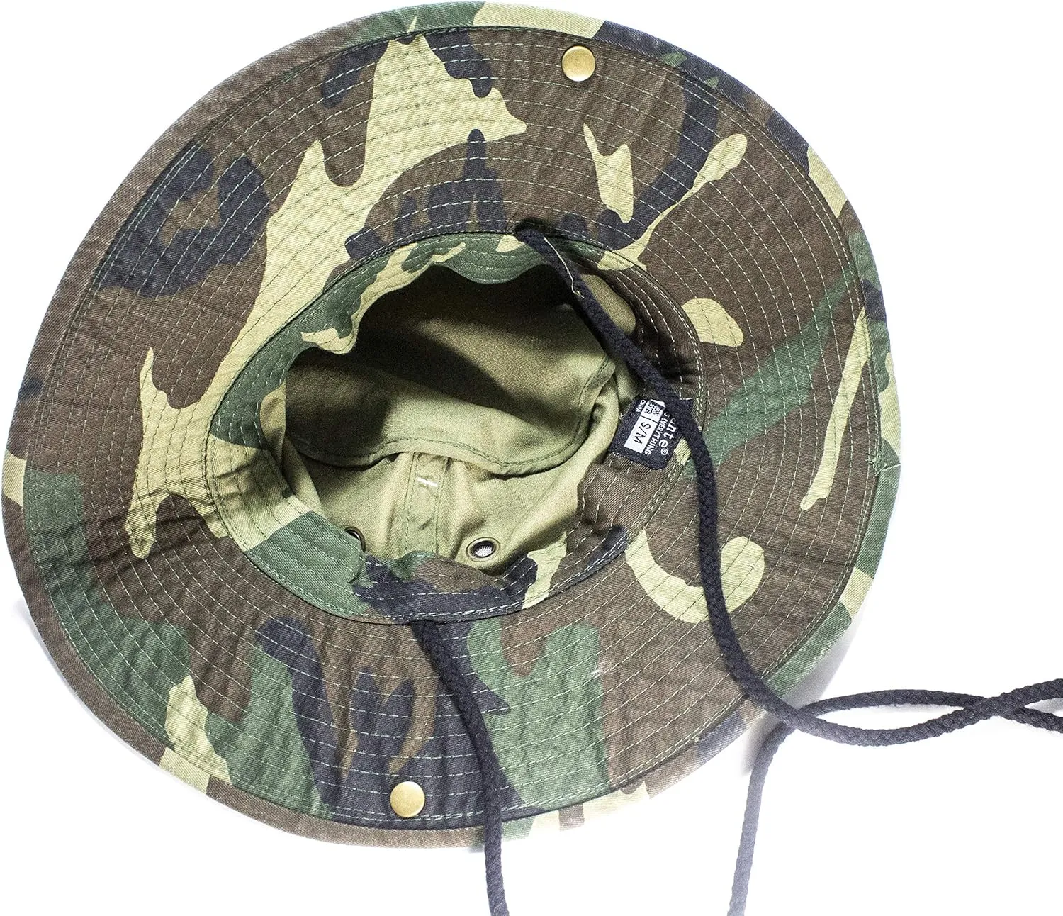 Unisex 100% Cotton Camo Bucket Hat Fishing Hunting Camping Safari Boonie Sun Summer