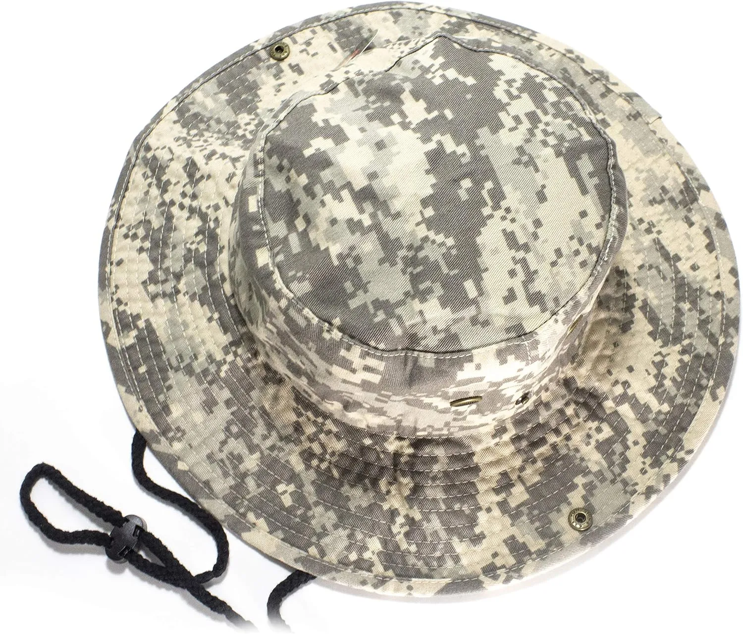 Unisex 100% Cotton Camo Bucket Hat Fishing Hunting Camping Safari Boonie Sun Summer