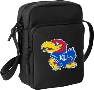 University of Kansas Travel Bag KU Jayhawks Crossbody Sling Pack for Sports Workout Running Festival Waist Pack