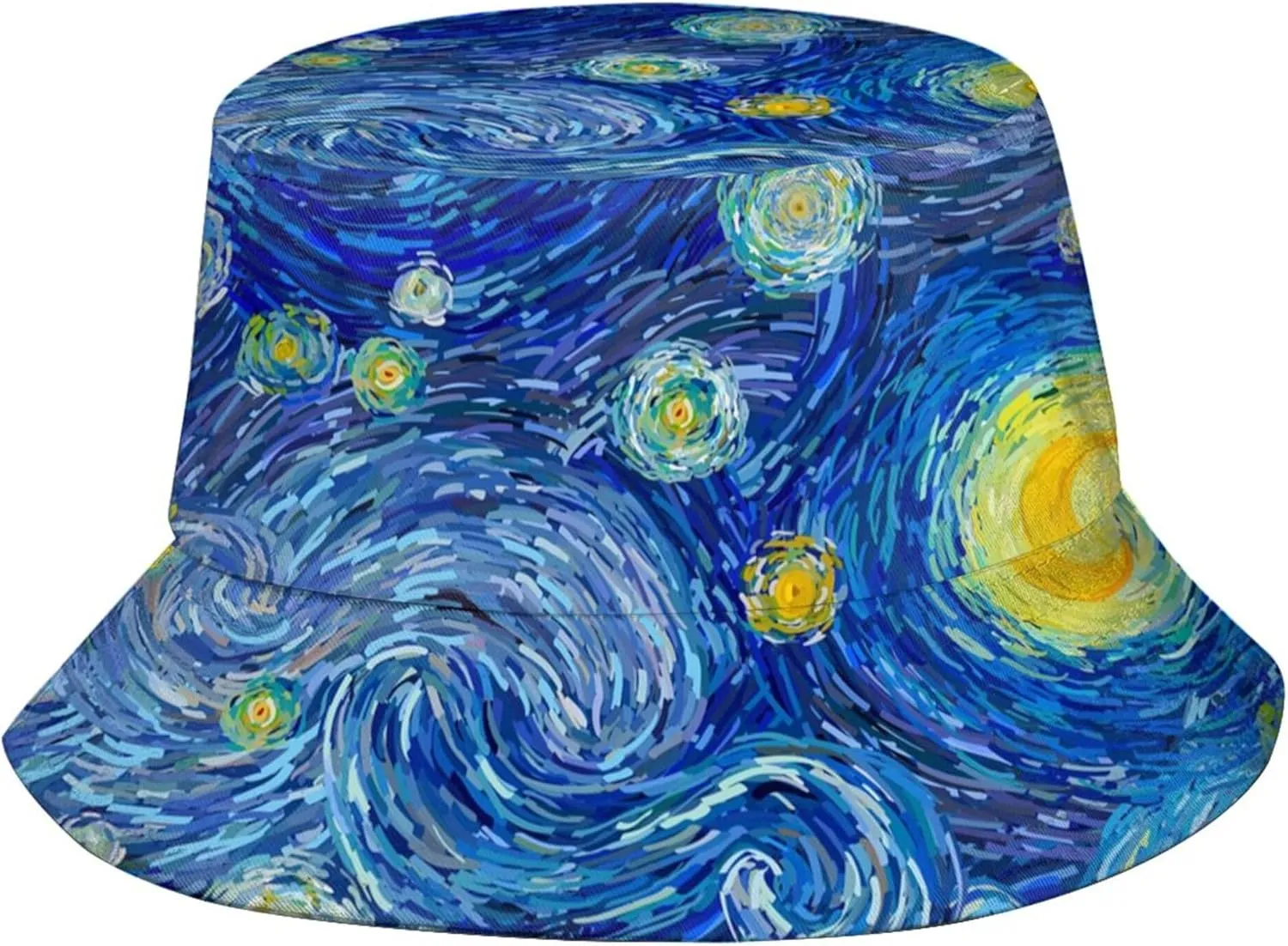 Van Gogh Bucket Hats for Women Men Fashion Summer Fisherman Cap Travel Beach Hat Packable Sun Hat