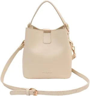 Vanilla Girl Aesthetic Small Bucket Bag for Women Small Satchel Bag Purses Crossbody Bag Handbag Mini Tote Bags