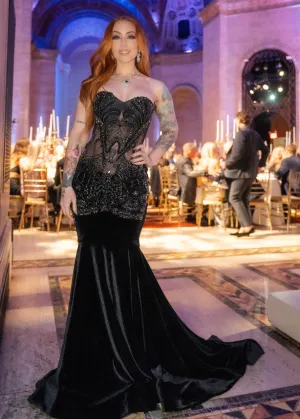 Velvet Edge Dress