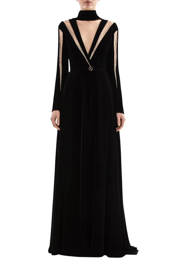 Velvet Long Dress