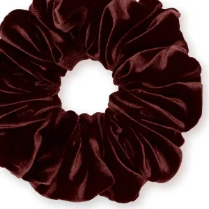 Velvet Scrunchies King Size Amber XXL Plush Ponytail Holders Oversized Big Made in the USA