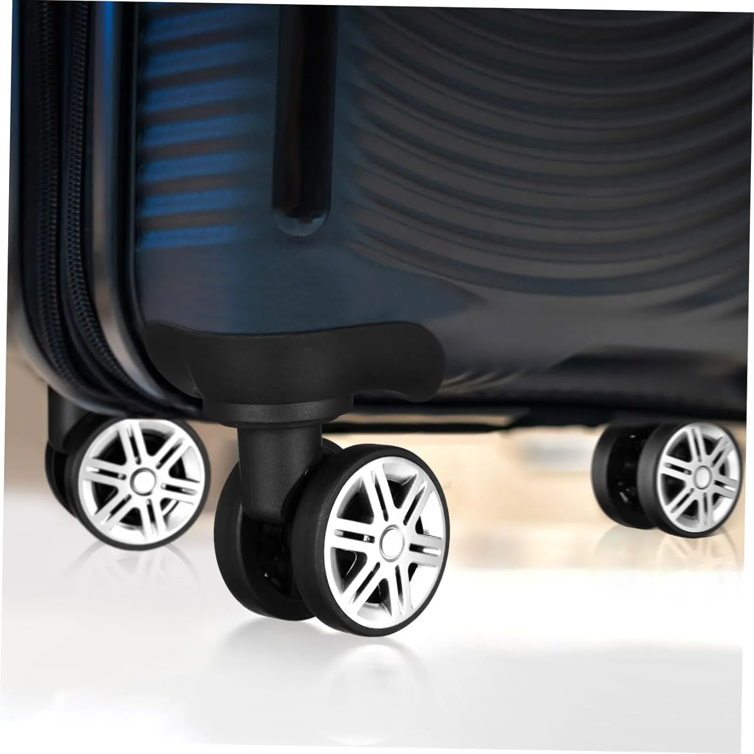 VICASKY 2sets Replacement Luggage Wheels Wheels for Suitcase Detachable Casters for Luggage Strong Quiet Abs Material 4pcs*2
