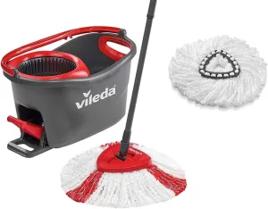Vileda Turbo Box, Red/Black/White, Set