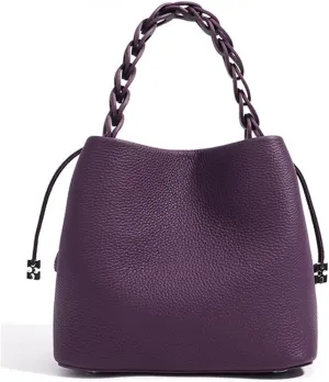 Vintage Bucket Bag, Top Handle Handbag