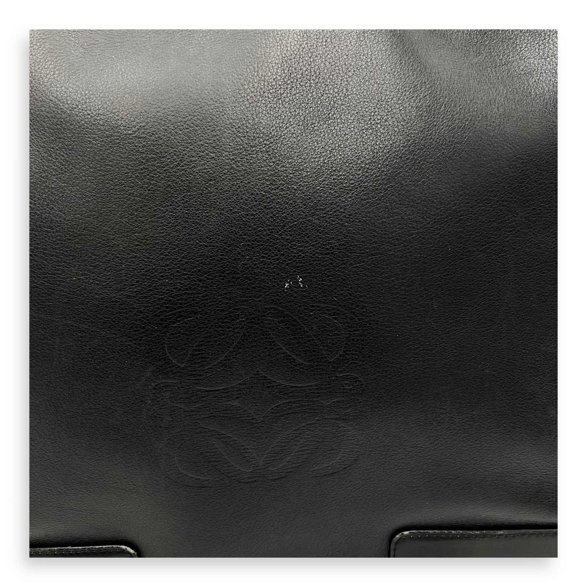 Vintage Crossbody Bag Black in Calfskin, Silver hardware