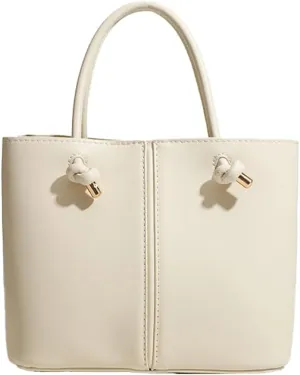 Vintage Knotted Handle Bucket Bag Large Capacity - Single-Shoulder, Crossbody, & Hand Carry Tote Bag