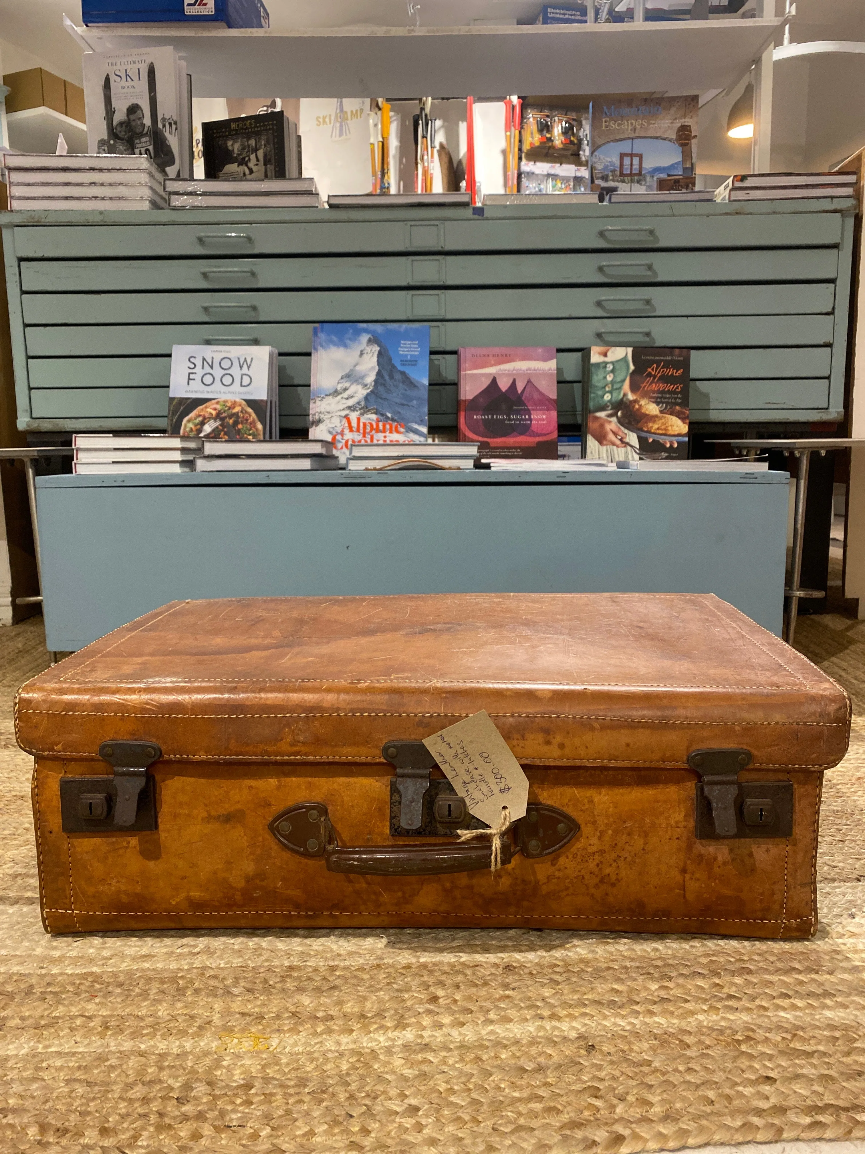 Vintage Leather Suitcase