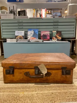 Vintage Leather Suitcase