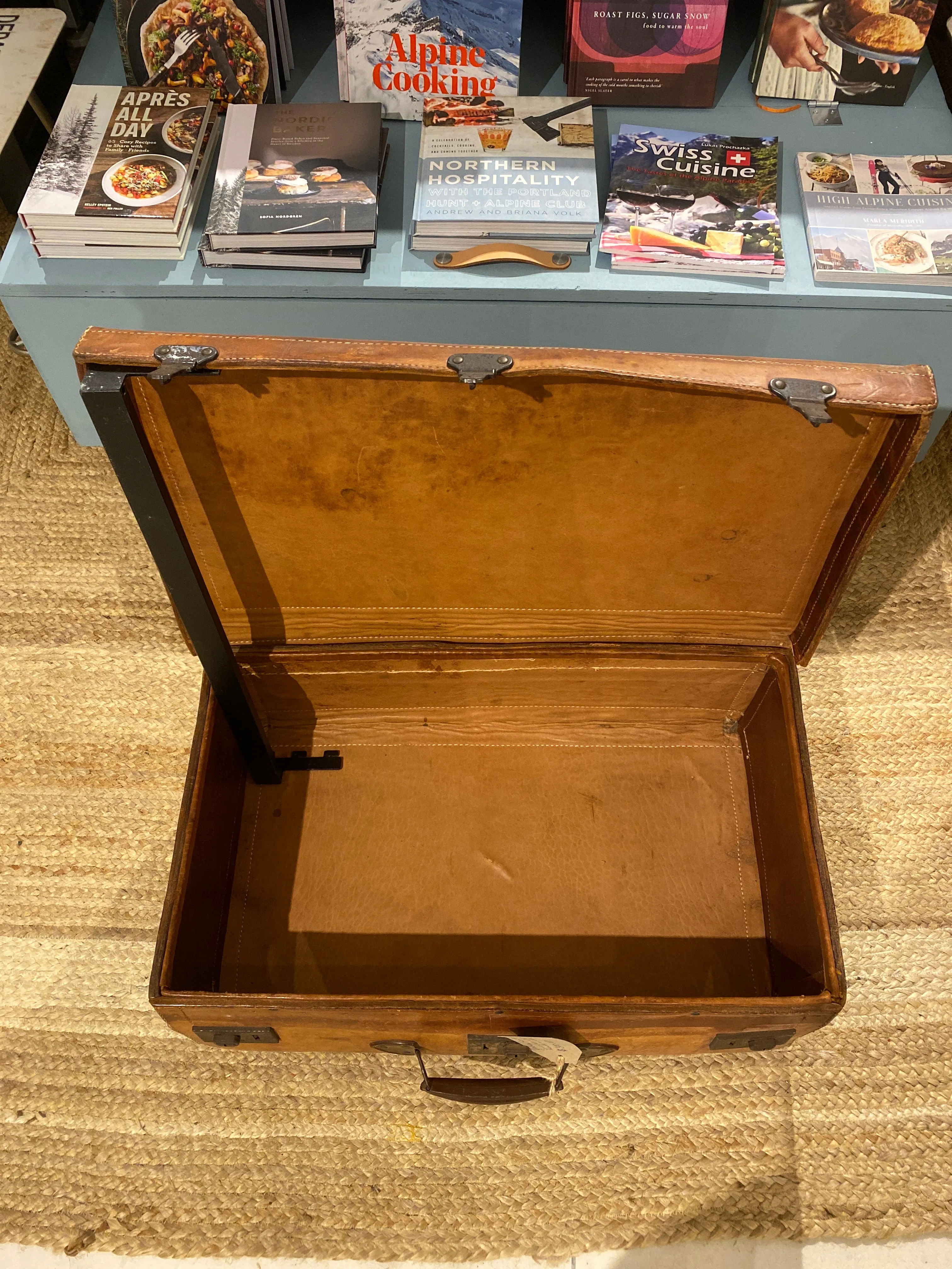 Vintage Leather Suitcase