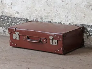 Vintage Leather Suitcase