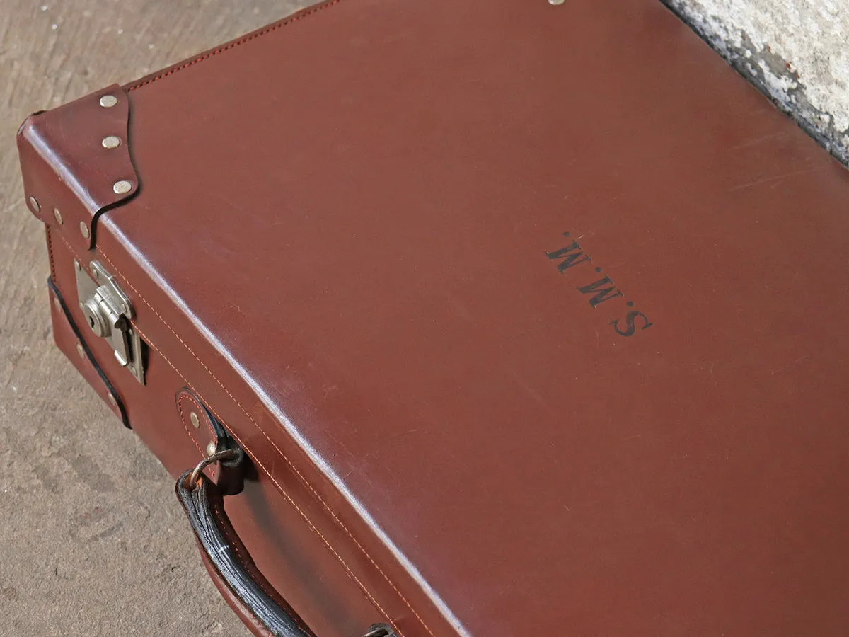 Vintage Leather Suitcase