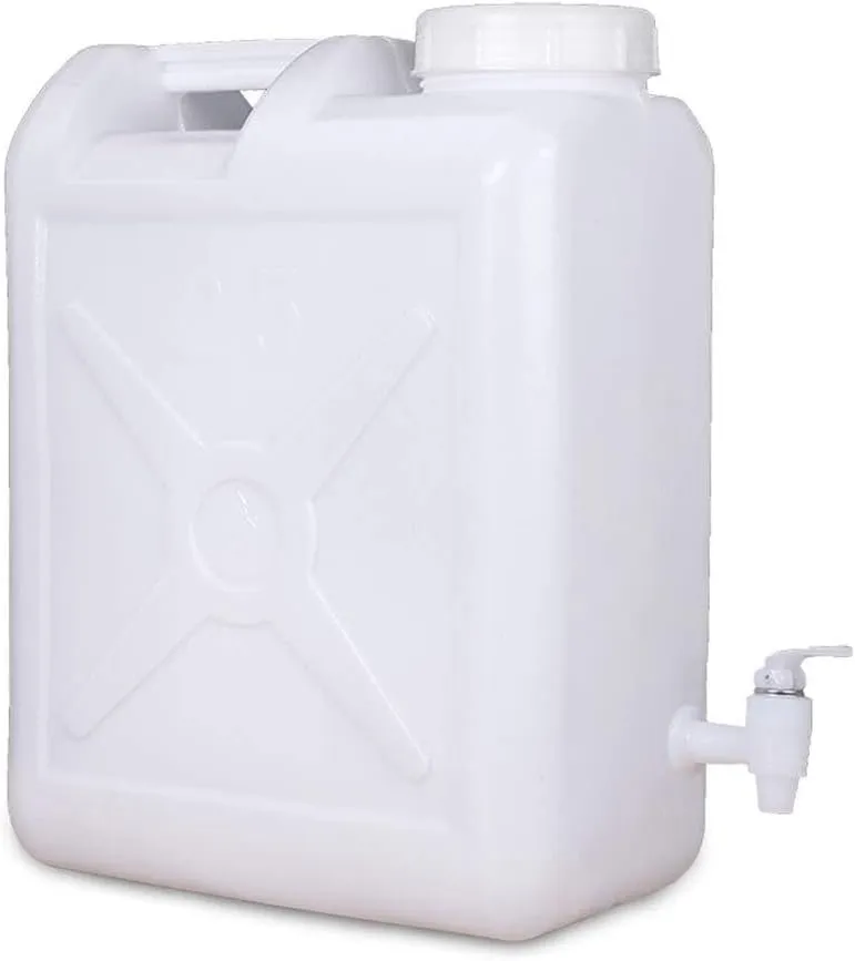 Water Storage Bucket,PE Outdoor Bucket with Faucet,Square Thick Food Grade Outdoor Large-Capacity Water Tank with Lid,Multifunctional Water Storage Bucket