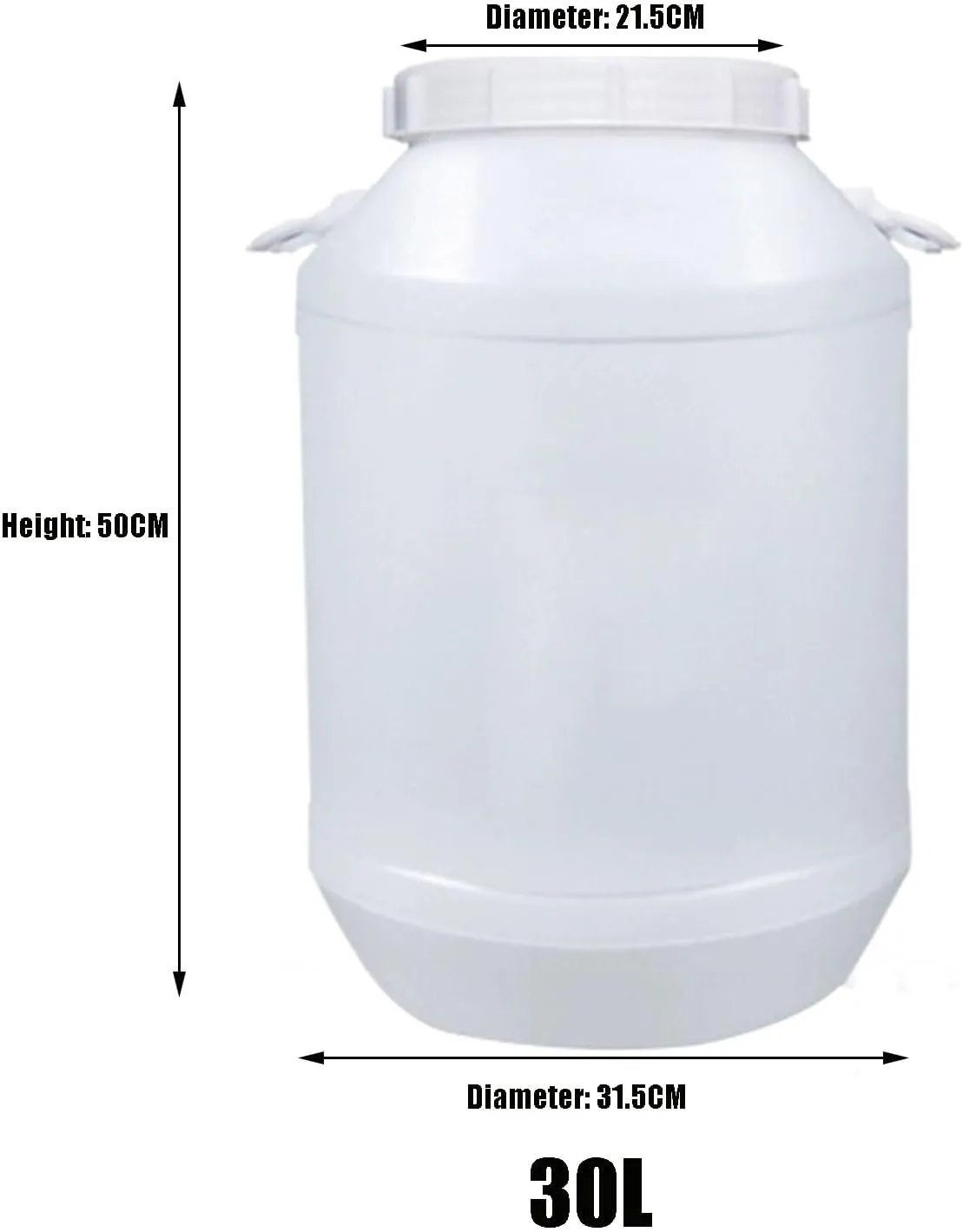 Water Tank 20L/30L/50L/60L Water Bucket,Household Water Storage,Outdoor Food Grade Plastic Water Tank,Large Circular Camp Water Tank