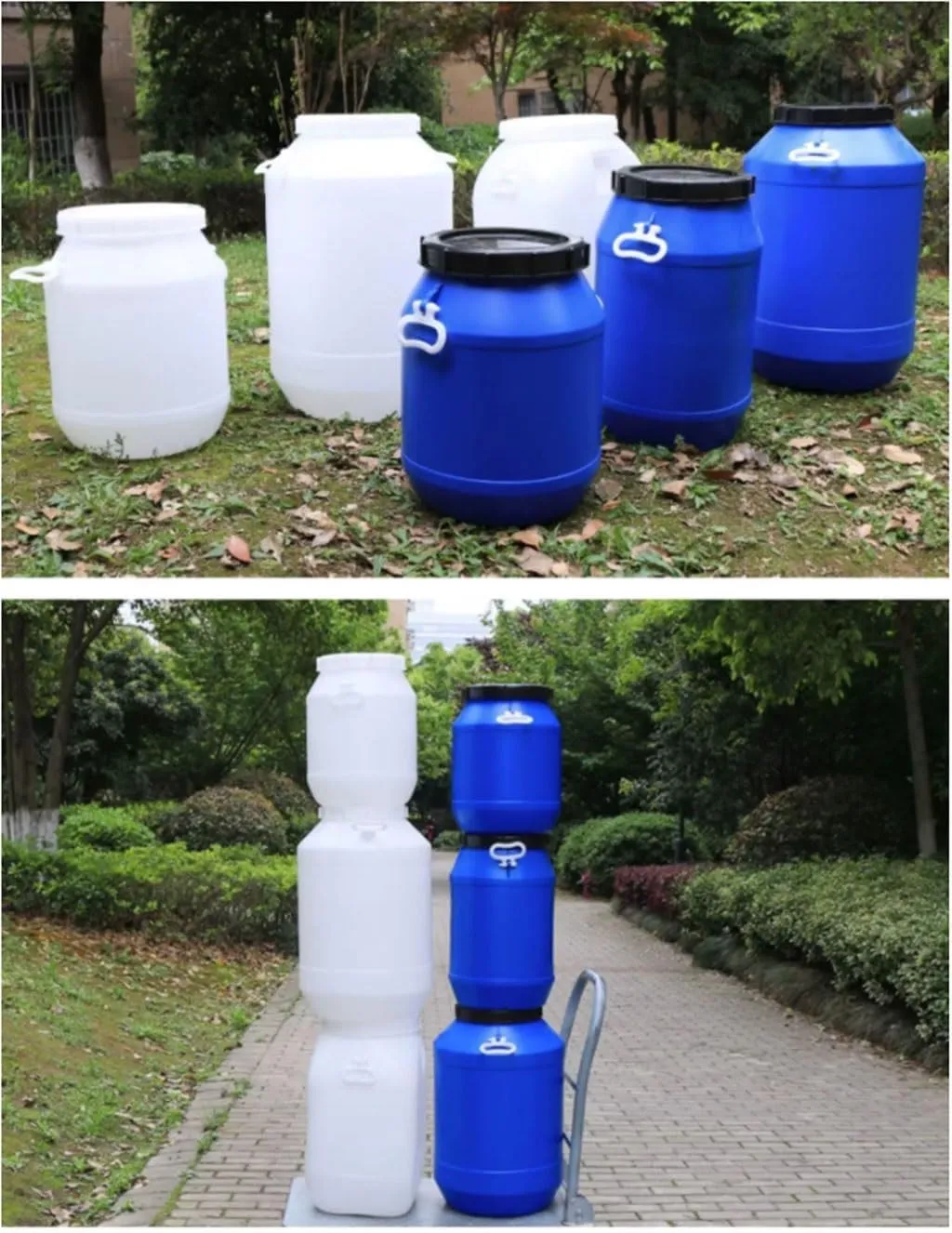 Water Tank 25L/30L/50L/60L Water Bucket,Household Water Storage,Outdoor Food Grade Plastic Water Tank,Large Circular Camp Water Tank