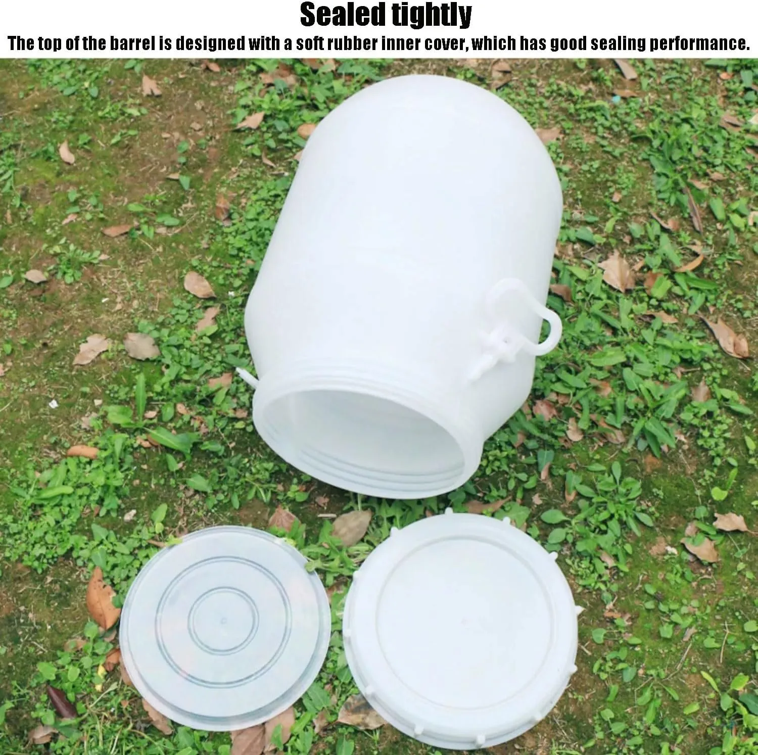 Water Tank 25L/30L/50L/60L Water Bucket,Household Water Storage,Outdoor Food Grade Plastic Water Tank,Large Circular Camp Water Tank