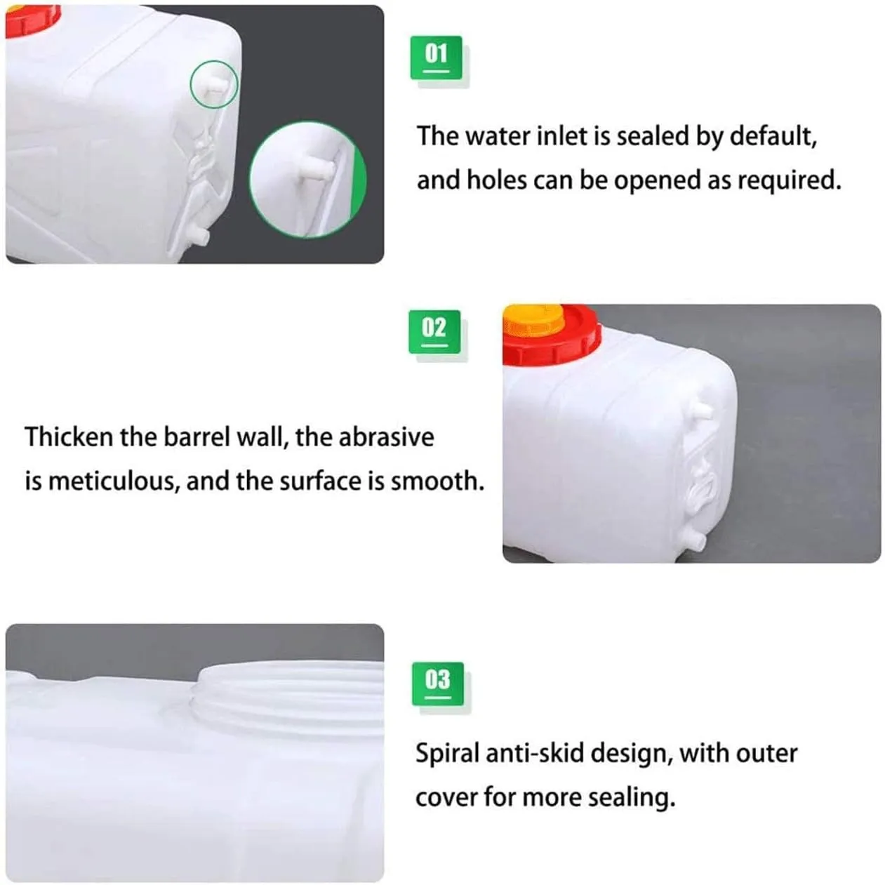 Water Tank Water Bucket, 25L/45L/110L/160L/200L Collapsible & Portable Water Container, Water Carrier Water Tank for Camping Hiking Fishing Climbing Picnic BBQ Travel Outdoor Use(Size:110L)