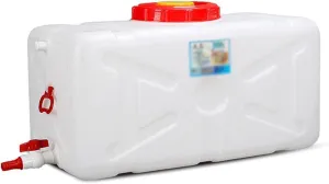 Water Tank Water Bucket, 45L Collapsible & Portable Water Container, Water Tank for Camping Hiking Fishing Climbing Picnic BBQ Travel Outdoor Use