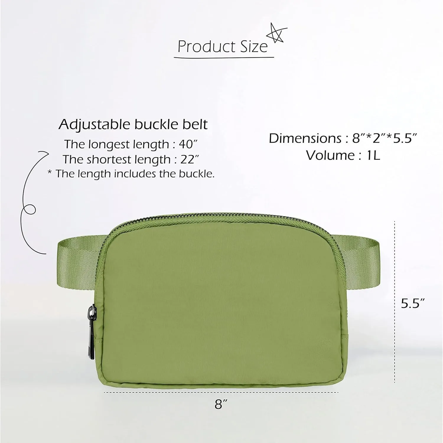 Waterproof Fanny Packs for Mini Belt Bag for Kids Fanny Packs for Women Mini Belt Bag Fanny Packs for Women Waterproof Waterproof Crossbody Pack Fashion Belt Bag With Adjustable Strap （Khaki/Beige）