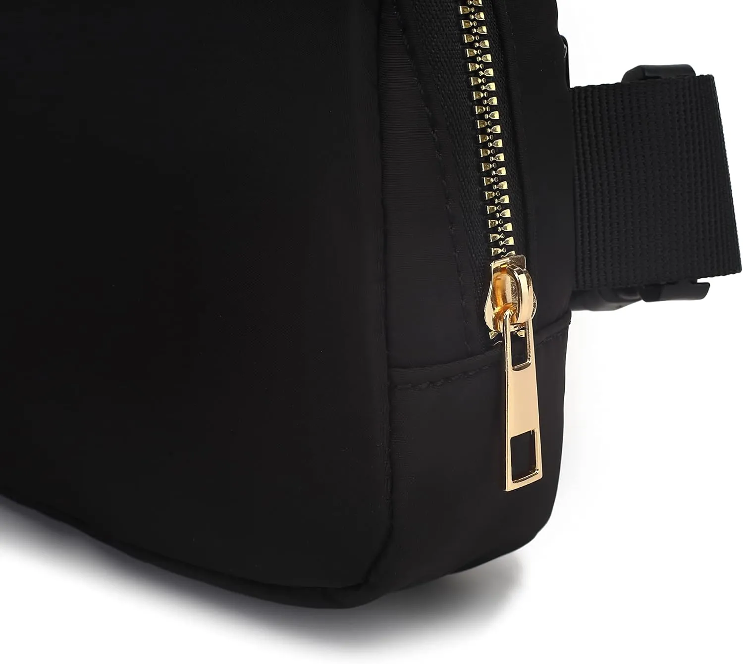 Waterproof Fanny Packs for Women Mini Belt Bag for Kids Fanny Packs for Women Mini Belt Bag Fanny Packs for Women Waterproof Waterproof Crossbody Pack Fashion Belt Bag With Adjustable Strap （Black）