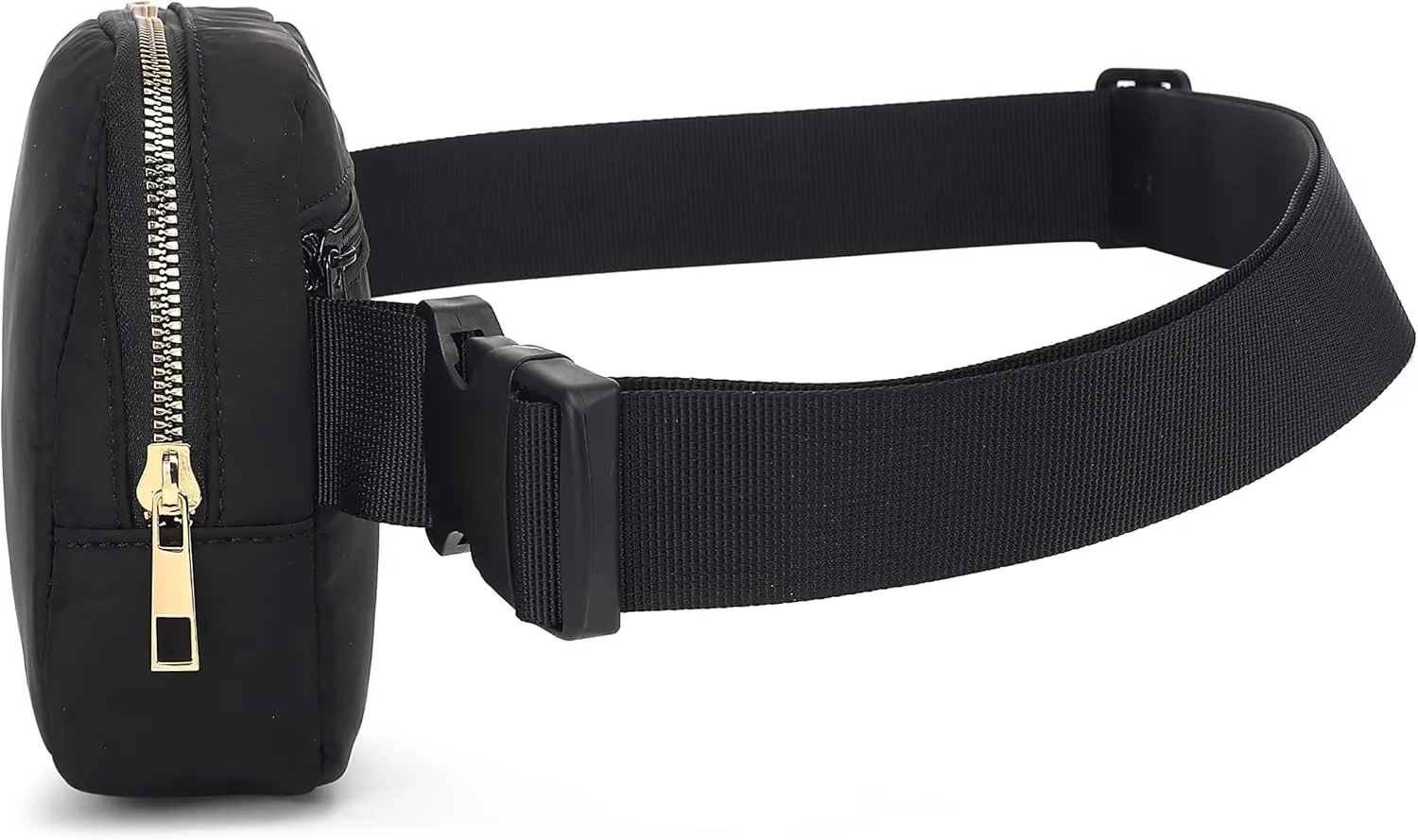 Waterproof Fanny Packs for Women Mini Belt Bag for Kids Fanny Packs for Women Mini Belt Bag Fanny Packs for Women Waterproof Waterproof Crossbody Pack Fashion Belt Bag With Adjustable Strap （Black）