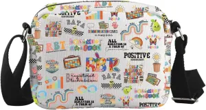 WCGXKO RBT Registered Behavior Technician Gift Behavior Specialist Zipper Canvas Crossbody Bag