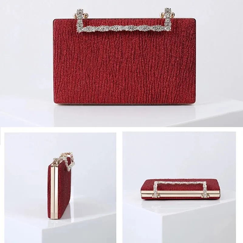 Wedding Clutch Bag Rhinestone Ladies Handbag Wedding Party Purse