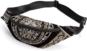 Western Pacific Traditional Belt Bag with Adjustable Strap, Lightweight Travel Crossbody Bags, Hands-Free Mini Fanny Packs in Running Gym