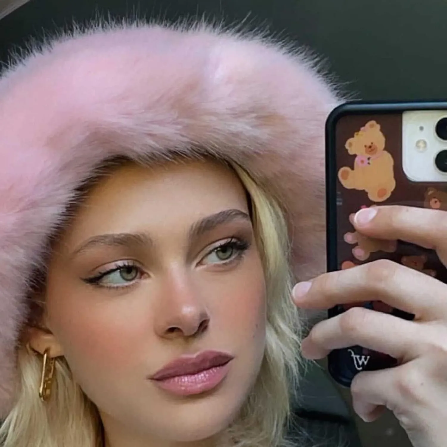 Winter Faux Fur Bucket Hats for Women Warm Plush Fisherman Hat Fuzzy Fluffy Cap Outdoor Stylish Panama Caps