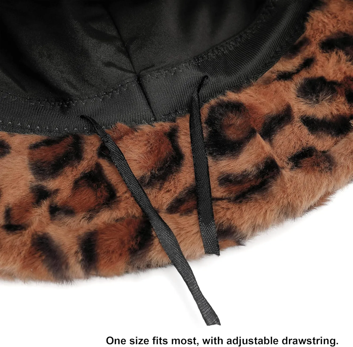 Winter Furry Bucket Hat for Women Men, Warm Fluffy Fuzzy Bucket Hats