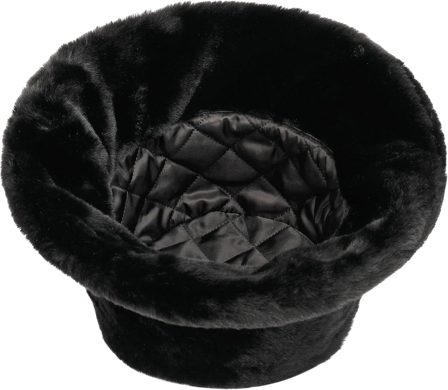Winter Furry Bucket Hat for Women Men, Warm Fluffy Fuzzy Bucket Hats