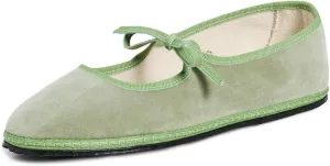 Women's Mary Jane Velvet Brigitte Flats