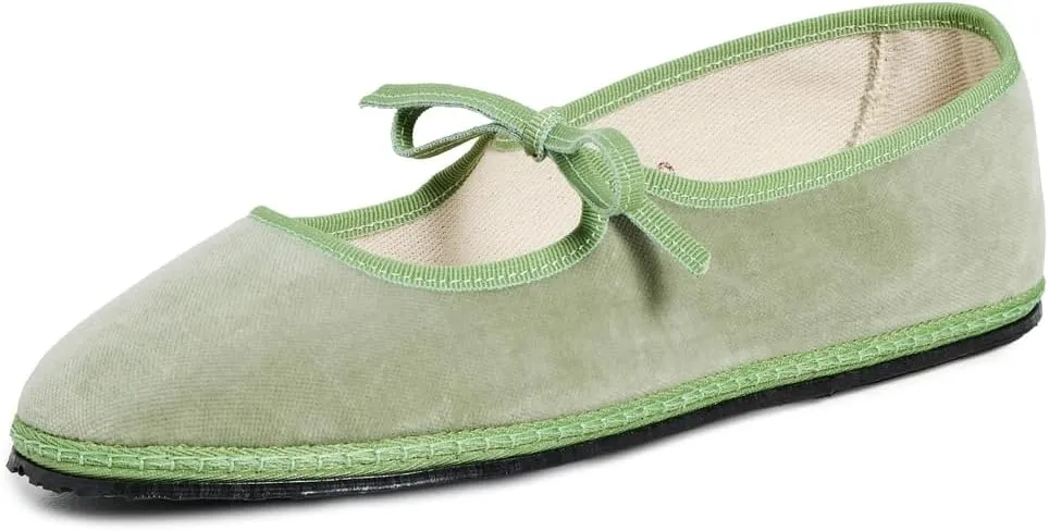 Women's Mary Jane Velvet Brigitte Flats