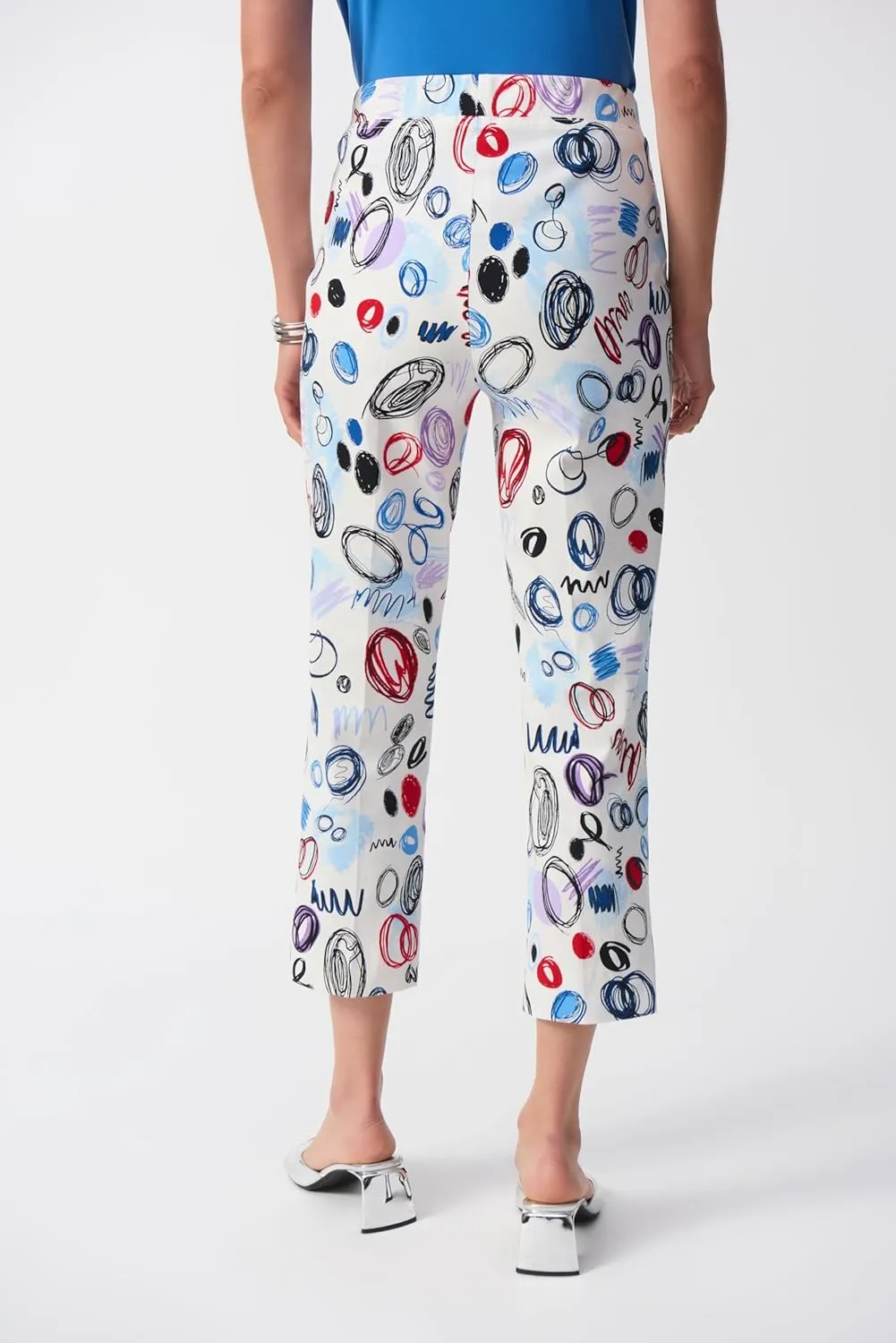 Women's Millennium Abstract Print Crop Pants