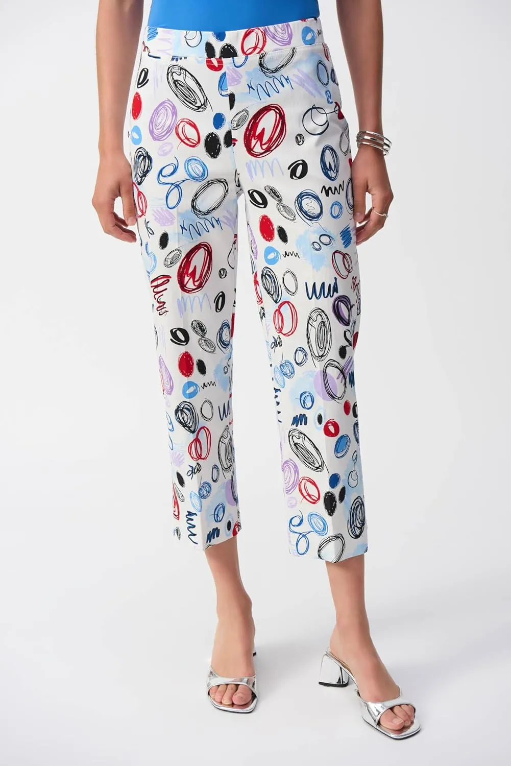 Women's Millennium Abstract Print Crop Pants