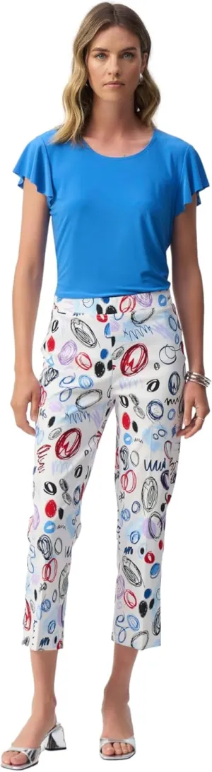 Women's Millennium Abstract Print Crop Pants